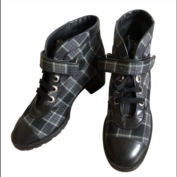 Chanel Plaid Boots SALE Weekend Special!! - Picture 2 of 10